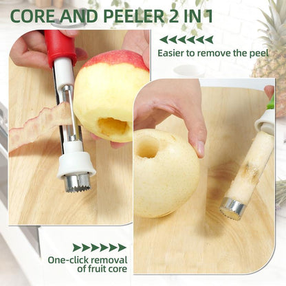 AppleEase 2-in-1 Corer & Peeler