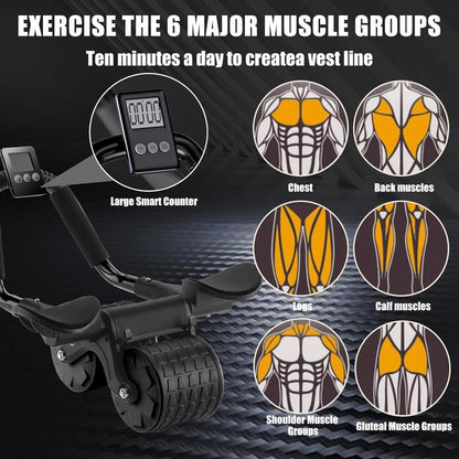 AbTek Automatic Rebound Abdominal Wheel