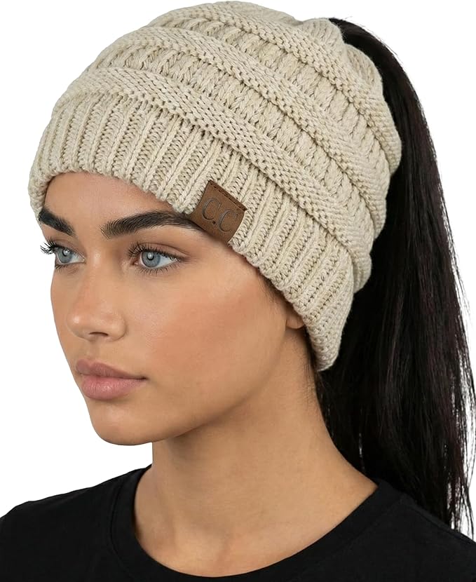 C.C Ponytail Beanie