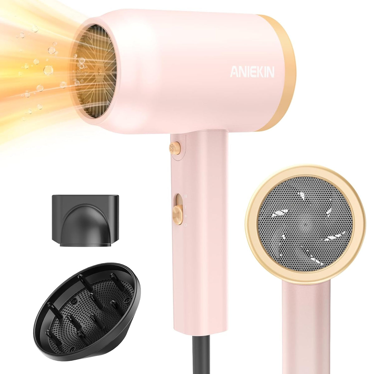 Aneikin Hair Dryer with Diffuser and Concentrator