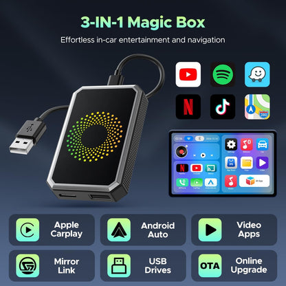 3-In-1 Wireless Carplay Adapter
