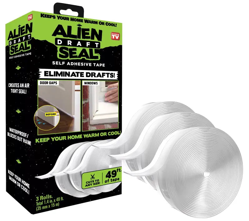 Alien Seal Anti-Draft Adhesive Instant Insulation Seal Tape
