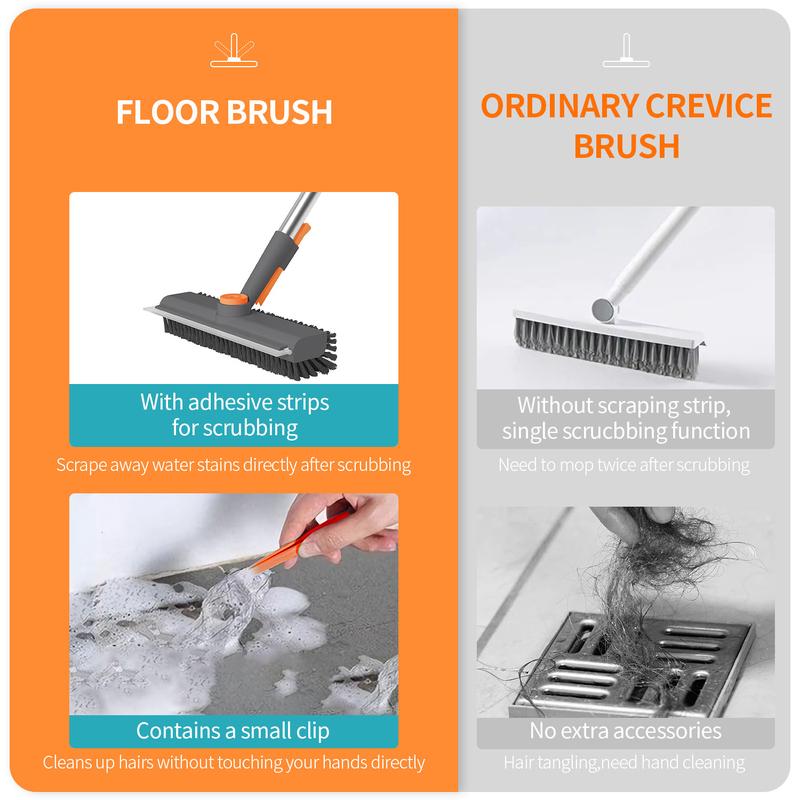 ScrubAlley 3 In 1 Heavy-Duty Stiff Bristle Scrubber