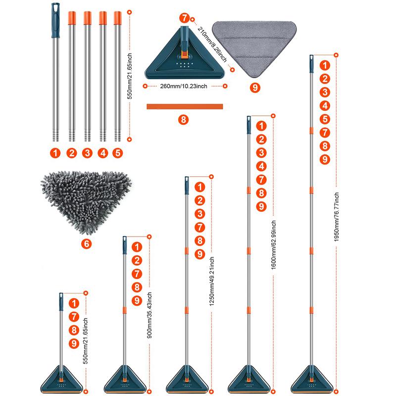 TurboMop 360° Spinning Wall Mop
