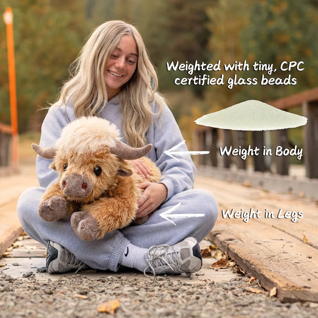 Weighted Highland Cow Plushie